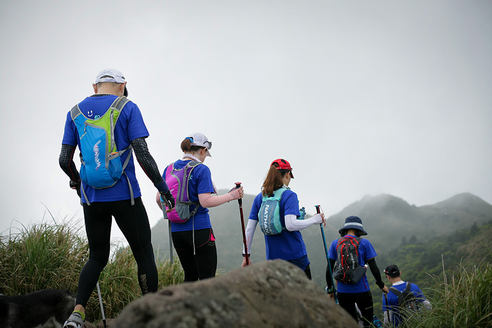 Nordic Walking in der Gruppe